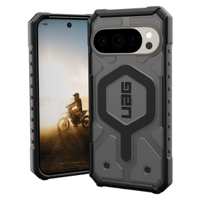 Urban Armor Gear Pathfinder Clear Case with Magnet for Google Pixel 10 / Pixel 10 Pro - Ash and Black