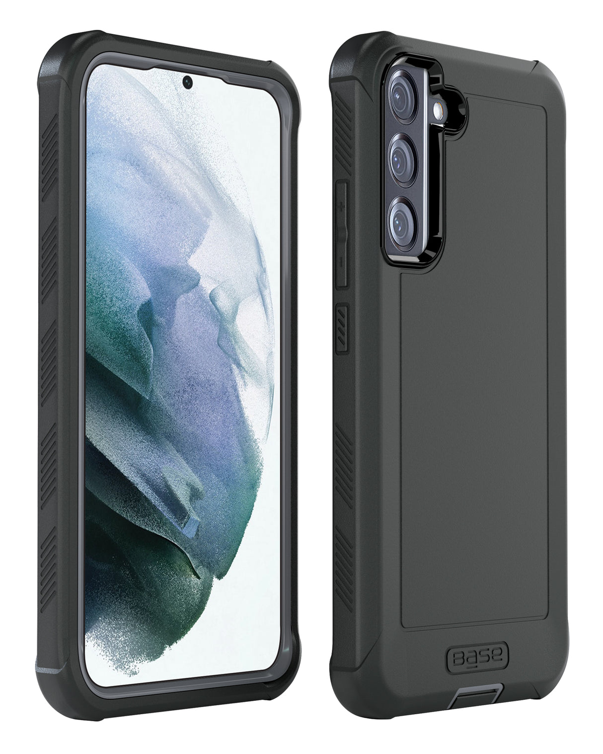 xBase Base Samsung 23- Boulder- Heavy Duty Co-Molded Rugged Protective Case -Black