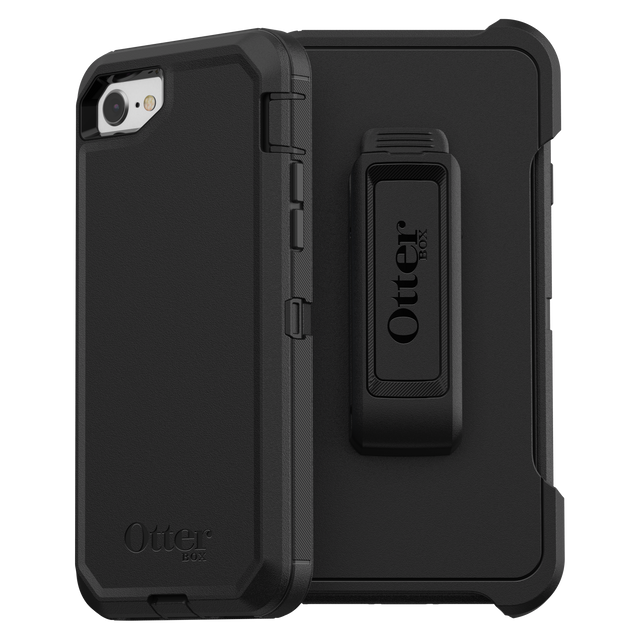 Otterbox - Defender Case For Apple Iphone Se 2022  /  Se 2020  /  8  /  7 - Black