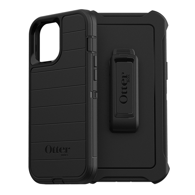 Otterbox - Defender Pro Case For Apple Iphone 12 Pro Max - Black