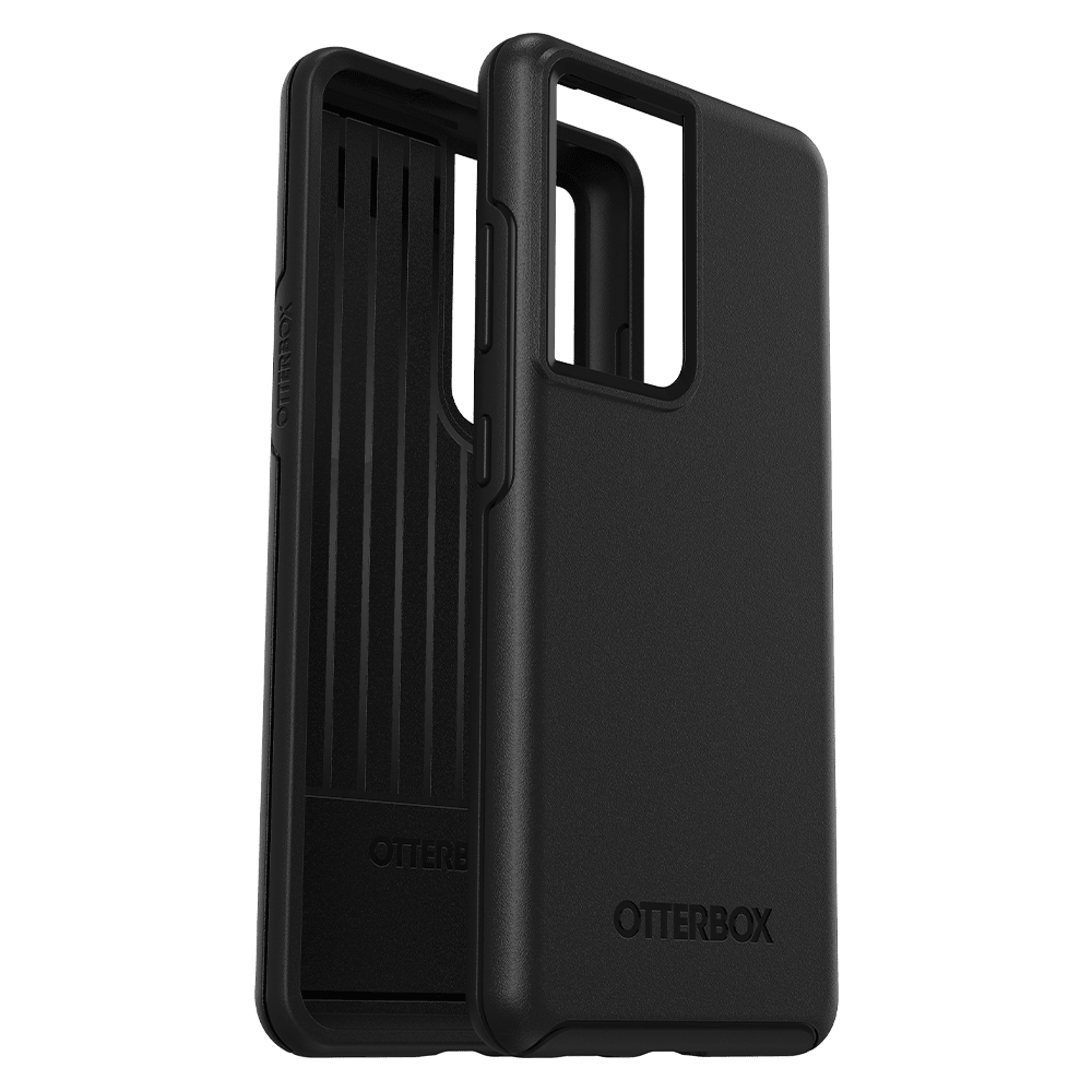 Otterbox - Symmetry Antimicrobial Case For Samsung Galaxy S21 Ultra 5g - Black