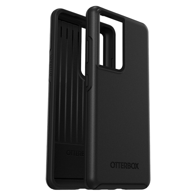 Otterbox - Symmetry Antimicrobial Case For Samsung Galaxy S21 Ultra 5g - Black