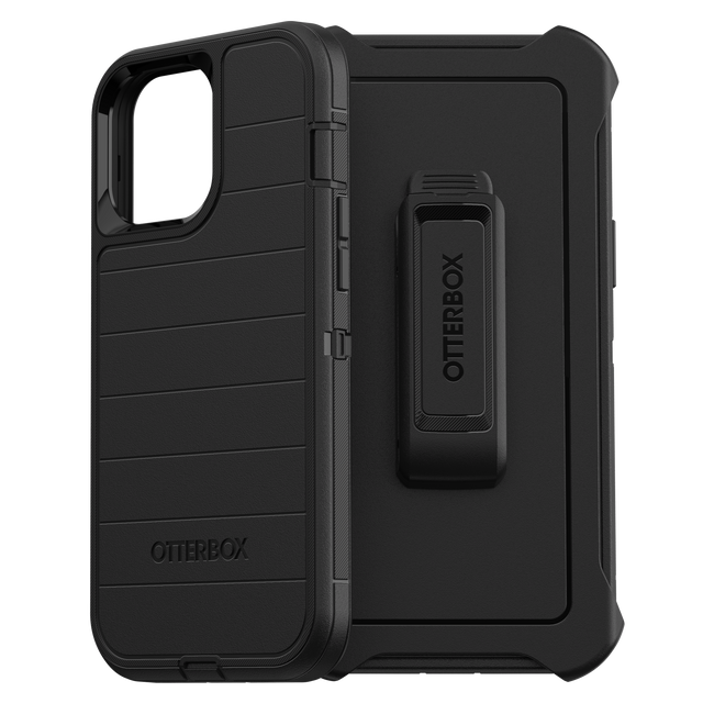 Otterbox - Defender Pro Case For Apple Iphone 13 Pro Max  /  12 Pro Max - Black