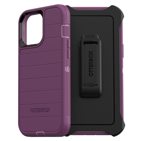 Otterbox - Defender Pro Case For Apple Iphone 13 Pro Max  /  12 Pro Max - Happy Purple