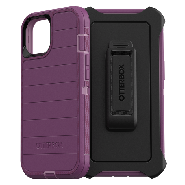 Otterbox - Defender Pro Case For Apple Iphone 13 - Happy Purple