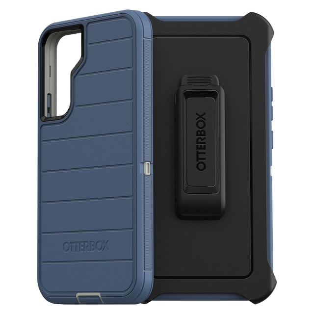 Otterbox - Defender Pro Case For Samsung Galaxy S22 Plus  - Fort Blue