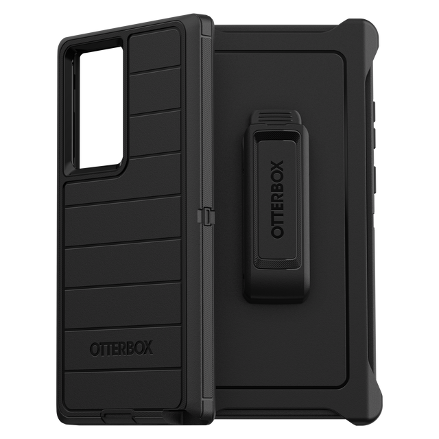 Otterbox - Defender Pro Case For Samsung Galaxy S22 Ultra  - Black