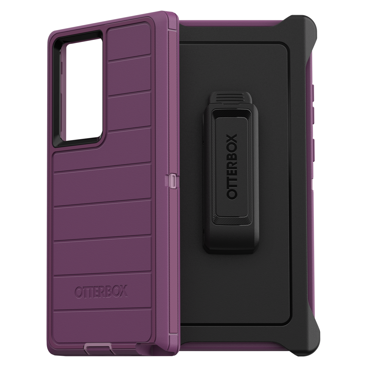 Otterbox - Defender Pro Case For Samsung Galaxy S22 Ultra  - Happy Purple