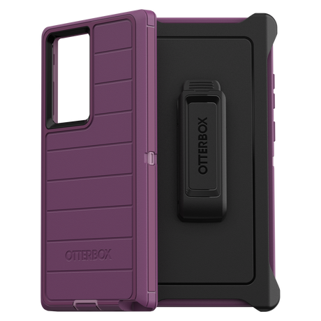 Otterbox - Defender Pro Case For Samsung Galaxy S22 Ultra  - Happy Purple