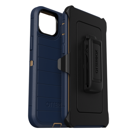 Otterbox - Defender Pro Case For Apple Iphone 14 Plus - Blue Suede Shoes