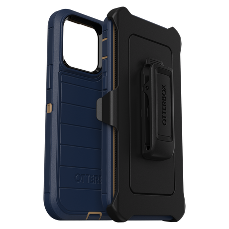 Otterbox - Defender Pro Case For Apple Iphone 14 Pro Max  - Blue Suede Shoes