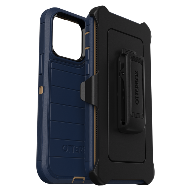 Otterbox - Defender Pro Case For Apple Iphone 14 Pro Max  - Blue Suede Shoes
