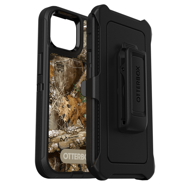 Otterbox - Defender Case For Apple Iphone 14   /  Iphone 13 - Realtree Edge Black