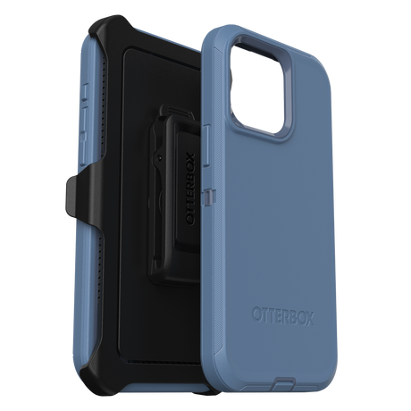 Otterbox - Defender Case For Apple Iphone 15 Pro Max  - Baby Blue Jeans