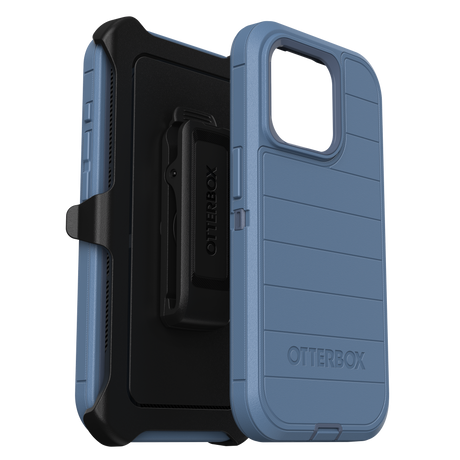 Otterbox - Defender Pro Case For Apple Iphone 15 Pro  - Baby Blue Jeans
