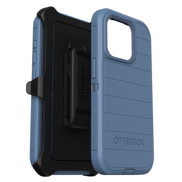 Otterbox - Defender Pro Case For Apple Iphone 15 Pro  - Baby Blue Jeans