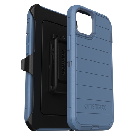Otterbox - Defender Pro Case For Apple Iphone 15 Plus   /  Iphone 14 Plus - Baby Blue Jeans