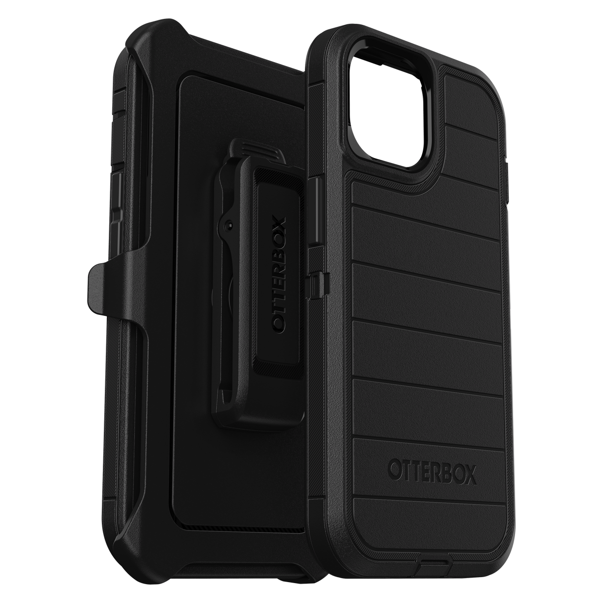 Otterbox - Defender Pro Case For Apple Iphone 15     /    Iphone 14    /    Iphone 13   /   Iphone 16e - Black