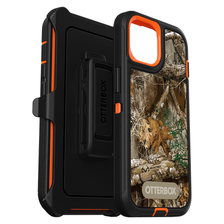 Otterbox - Defender Pro Graphics Case For Apple Iphone 15     /    Iphone 14    /    Iphone 13   /   Iphone 16e - Realtree Edge