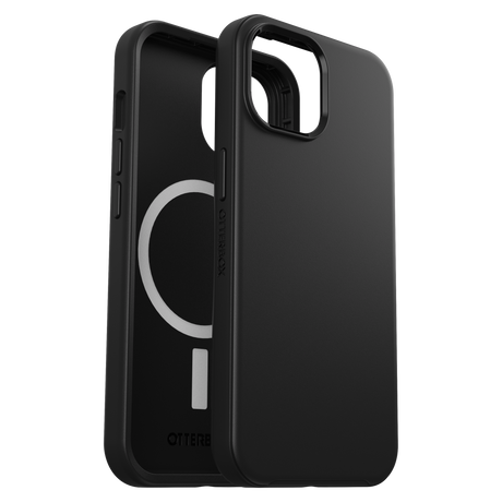 Otterbox - Symmetry Magsafe Case For Apple Iphone 15   /   Iphone 14   /   Iphone 13   /   Iphone 16e - Black