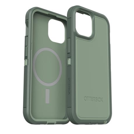 Otterbox - Defender Pro Xt Magsafe Case For Apple Iphone 15     /    Iphone 14    /    Iphone 13   /   Iphone 16e - Emerald Isle