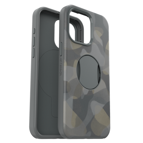 Otterbox - Ottergrip Symmetry Graphics Case For Apple Iphone 15 Pro Max  - Iron Camo