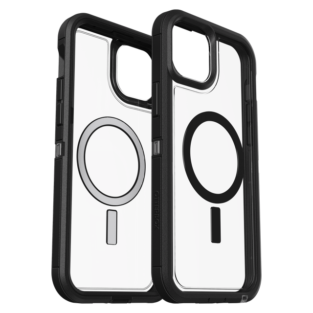 Otterbox - Defender Pro Xt Clear Magsafe Case For Apple Iphone 15 Plus   /  Iphone 14 Plus - Dark Side