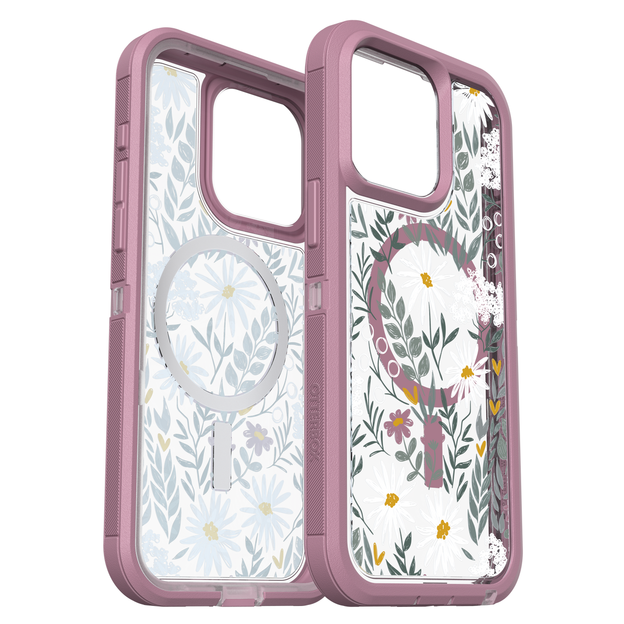 Otterbox - Defender Pro Xt Clear Magsafe Case For Apple Iphone 15 Pro Max  - Orchid Advice