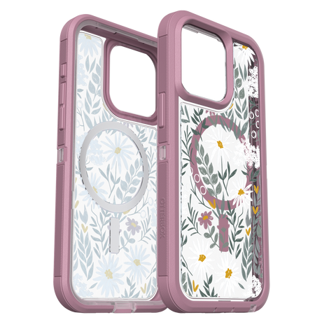 Otterbox - Defender Pro Xt Clear Magsafe Case For Apple Iphone 15 Pro Max  - Orchid Advice