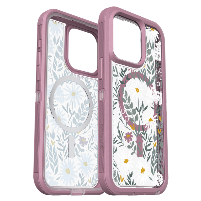 Otterbox - Defender Pro Xt Clear Magsafe Case For Apple Iphone 15 Pro Max  - Orchid Advice