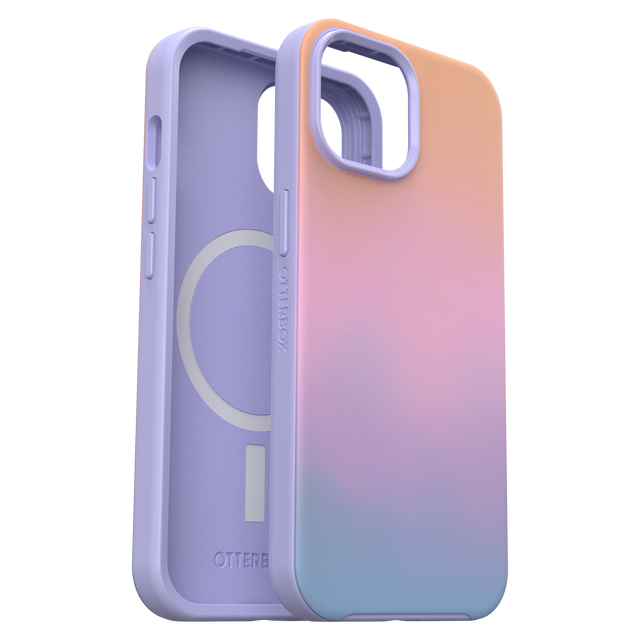 Otterbox - Symmetry Graphics Magsafe Case For Apple Iphone 15    /    Iphone 14    /    Iphone 13   /   Iphone 16e - Soft Sunset