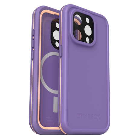 Otterbox - Fre Magsafe Case For Apple Iphone 15 Pro  - Purple