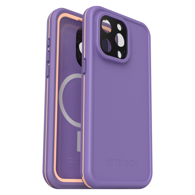 Otterbox - Fre Magsafe Case For Apple Iphone 15 Pro Max  - Purple