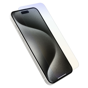 Otterbox - Premium Pro Glass Antimicrobial Blue Light Screen Protector For Apple Iphone 15 Pro Max  - Clear