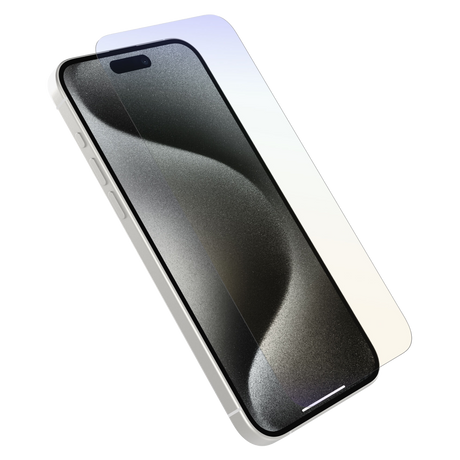 Otterbox - Premium Pro Glass Antimicrobial Blue Light Screen Protector For Apple Iphone 15 Pro Max  - Clear