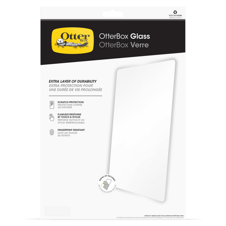 Otterbox - Glass Screen Protector For Apple Ipad Pro 13 - Clear