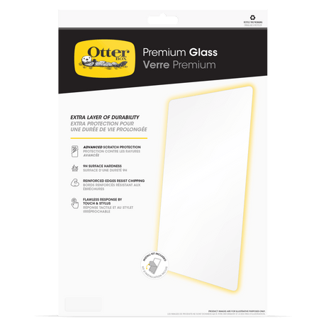 Otterbox - Premium Glass Antimicrobial Screen Protector For Apple Ipad Pro 13 - Clear