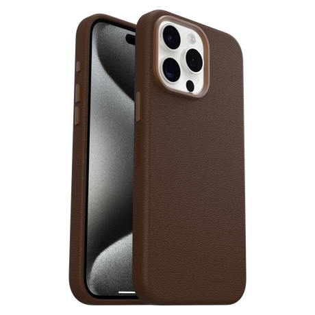 Otterbox - Symmetry Cactus Leather Case For Apple Iphone 15 Pro Max - Rich Adobe