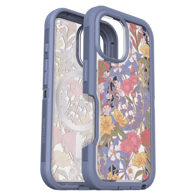 Otterbox - Defender Pro Xt Clear Magsafe Case For Apple Iphone 16 - Co Wildflowers