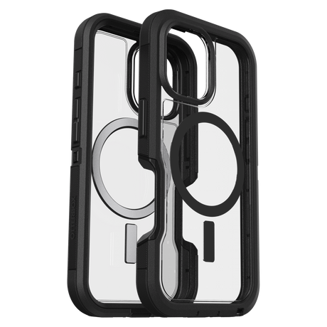 Otterbox - Defender Pro Xt Clear Magsafe Case For Apple Iphone 16 - Dark Side