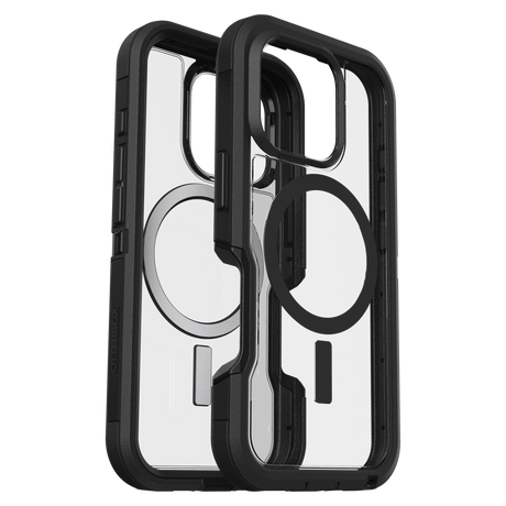Otterbox - Defender Pro Xt Clear Magsafe Case For Apple Iphone 16 Pro - Dark Side