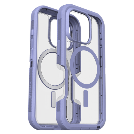 Otterbox - Defender Pro Xt Clear Magsafe Case For Apple Iphone 16 Pro - Lavender Haze
