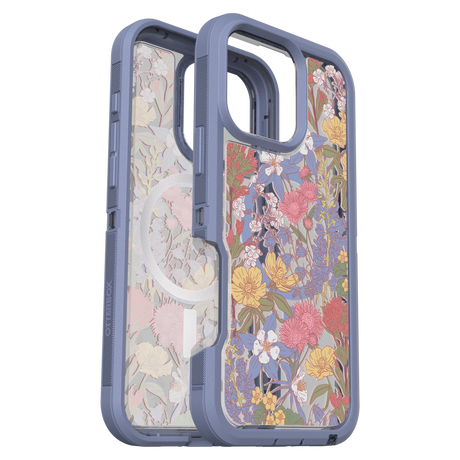 Otterbox - Defender Pro Xt Clear Magsafe Case For Apple Iphone 16 Pro Max - Co Wildflowers