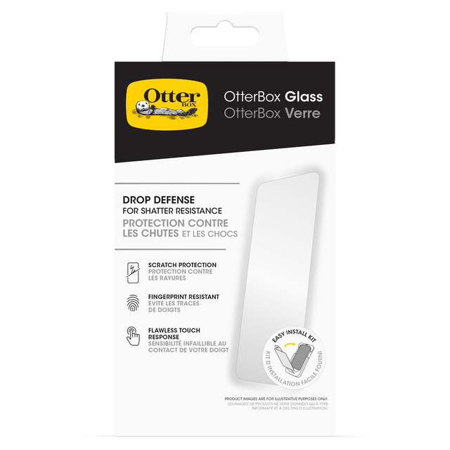 Otterbox - Glass Screen Protector For Apple Iphone 16 Pro Max - Clear