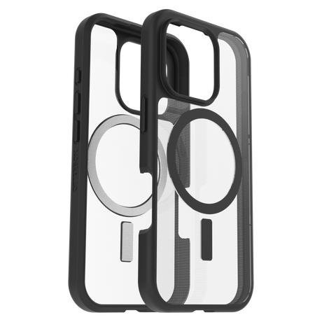 Otterbox - React Magsafe Case For Apple Iphone 16 Pro - Black Crystal