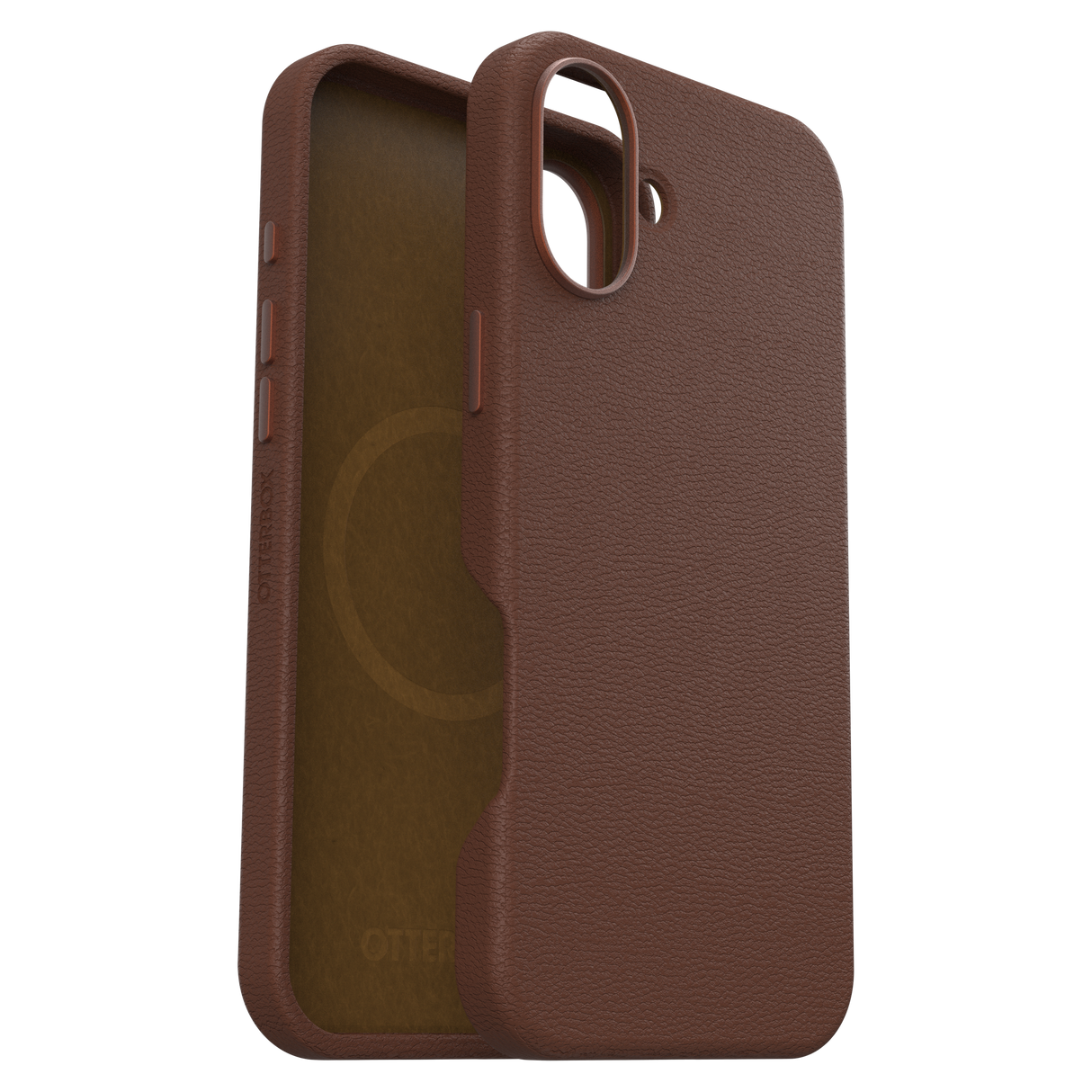 Otterbox - Symmetry Cactus Leather Magsafe Case For Apple Iphone 16 Plus - Rich Adobe