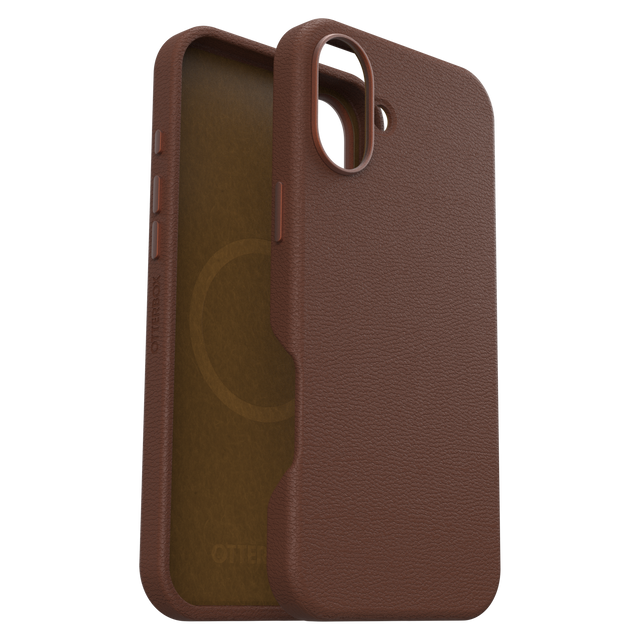 Otterbox - Symmetry Cactus Leather Magsafe Case For Apple Iphone 16 Plus - Rich Adobe