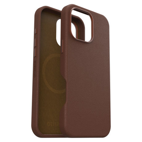 Otterbox - Symmetry Cactus Leather Magsafe Case For Apple Iphone 16 Pro Max - Rich Adobe