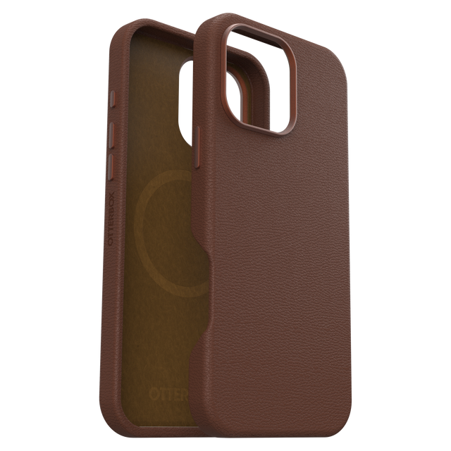 Otterbox - Symmetry Cactus Leather Magsafe Case For Apple Iphone 16 Pro Max - Rich Adobe