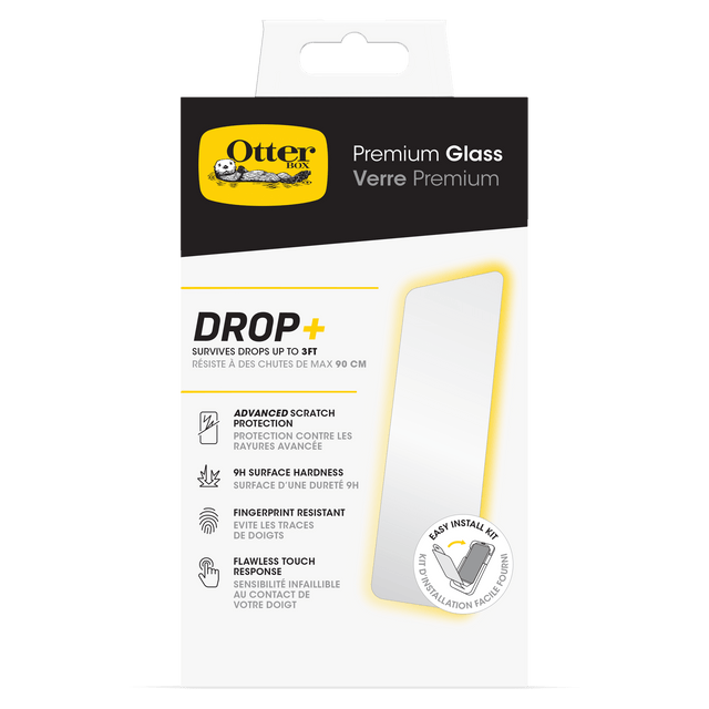 Otterbox - Premium Glass Antimicrobial Screen Protector For Apple Iphone 13   /   Iphone 13 Pro   /   Iphone 14   /   Iphone 16e - Clear